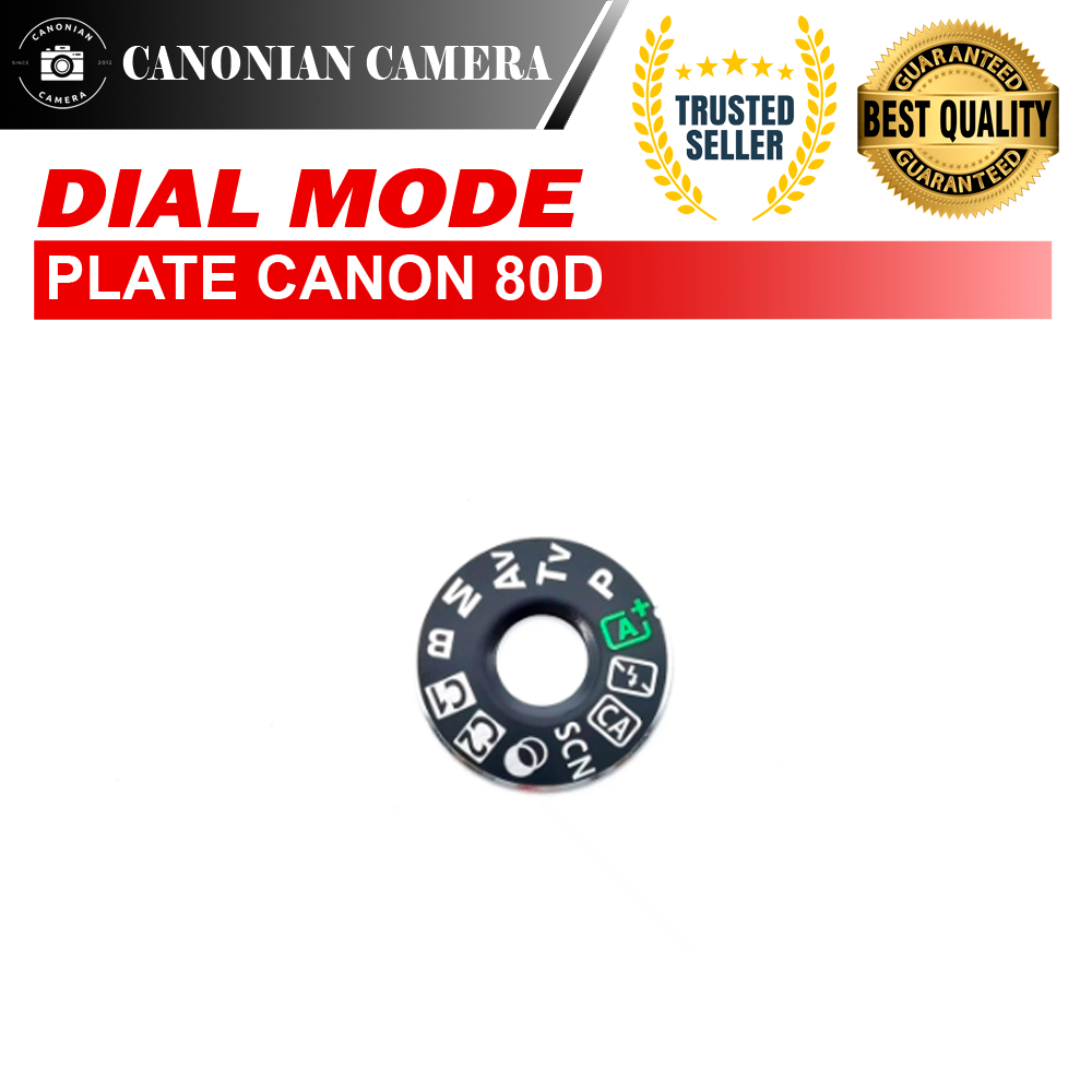 Dial Mode Plate Canon 80D