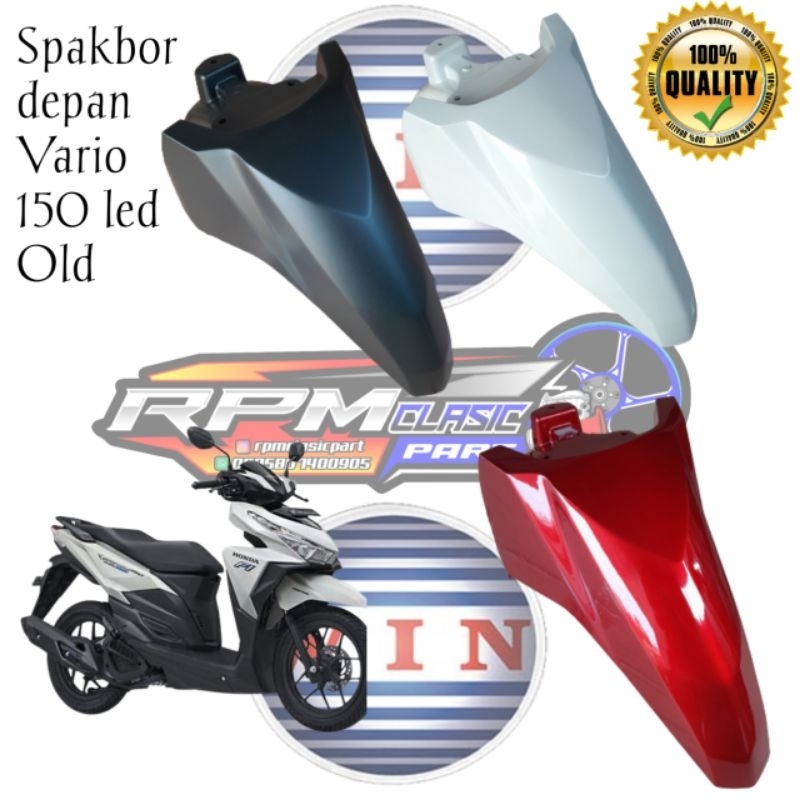 Spakbor depan vario 125 150 led old spakbor depan vario led lama slebor depan vario 125 150 slebor d