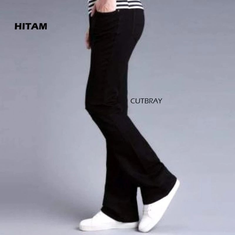 Celana Jeans Cutbray Pria Komprang/Celana Boocut Cutbray Pria/Cutbray