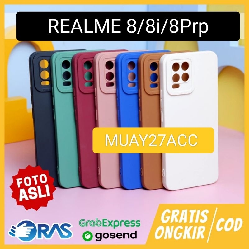 Silikon Softcase REALME 8/8i/8 Pro Macaron Pro Camera