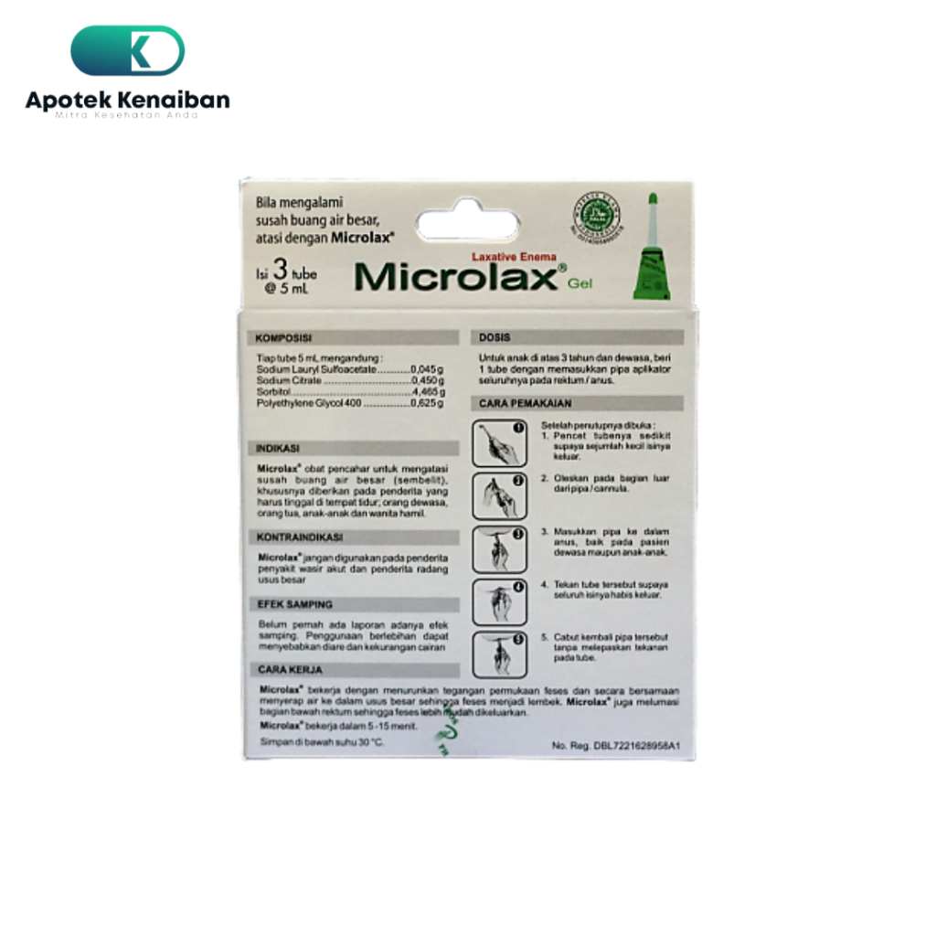 MICROLAX 3 X 5 ML OBAT PENCAHAR / SEMBELIT