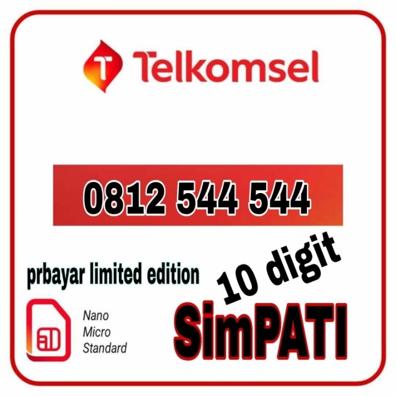 Nomor cantik telkomsel simpati 10digit 10 digit 10angka angka nomer kartu perdana telkomsel simpati 