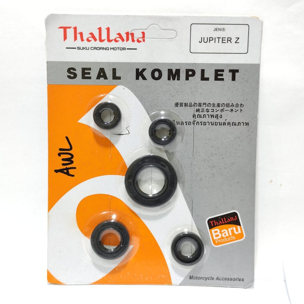 SIL SEAL GIR GEAR OVERAN SELAH ENGKOL BAK KOPLING JUPITER Z VEGA R SET KOMPLIT THAILAND