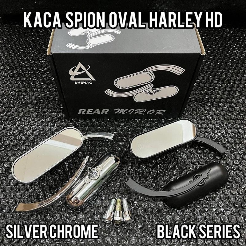 SPION CUSTOM MODEL HARLEY HD IMPORT KACA SPION ALUMINIUM ORIGINAL UNIVERSAL SEMUA MOTOR