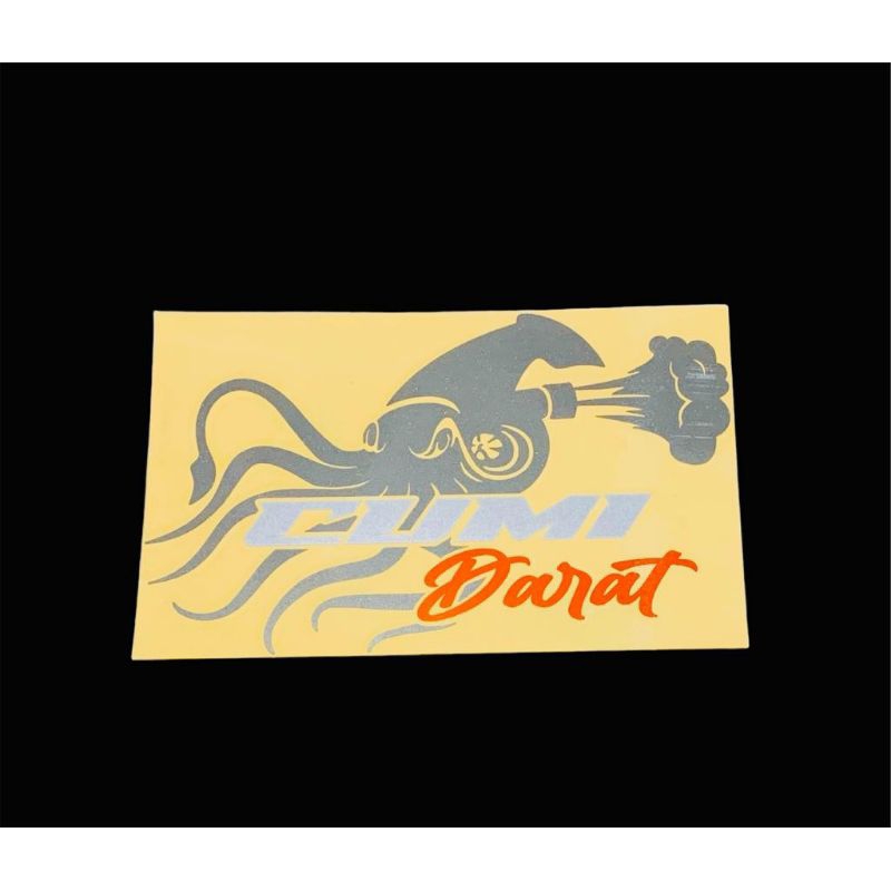 sticker cutting cumi cumi darat