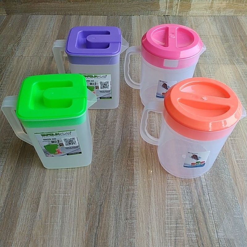 Eskan mini 1,5 liter,Teko plastik kecil wapolin,water jug mini kotak bulat,Porong air