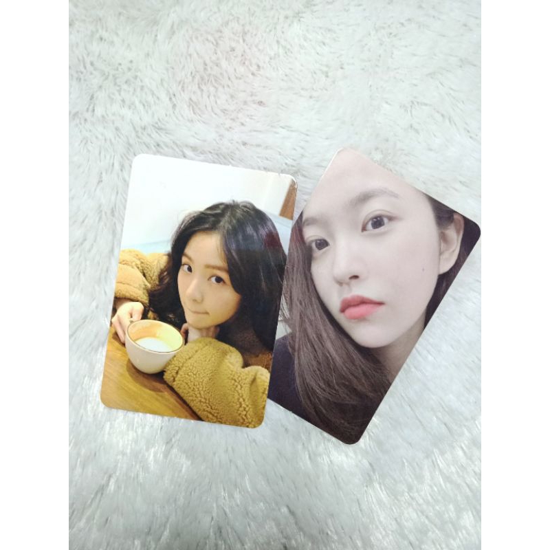 photocard red velvet irene latte yeri kihno day1