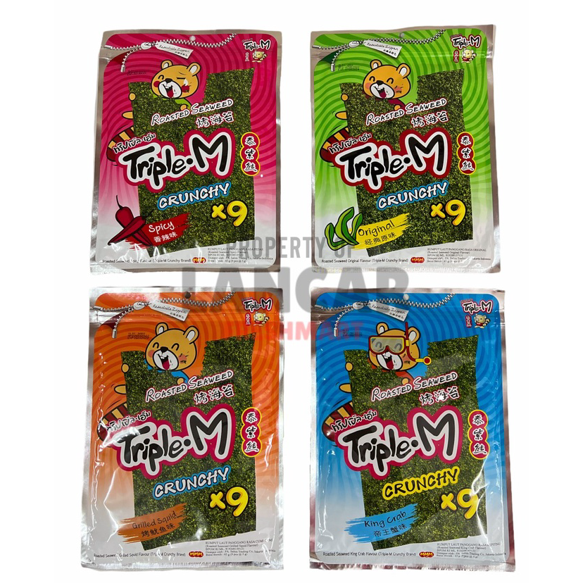 

Terlaris TRIPLE M ROASTED SEAWEED 45GR / TRIPLE M ROASTED SEAWEED 45GR Serba Murah