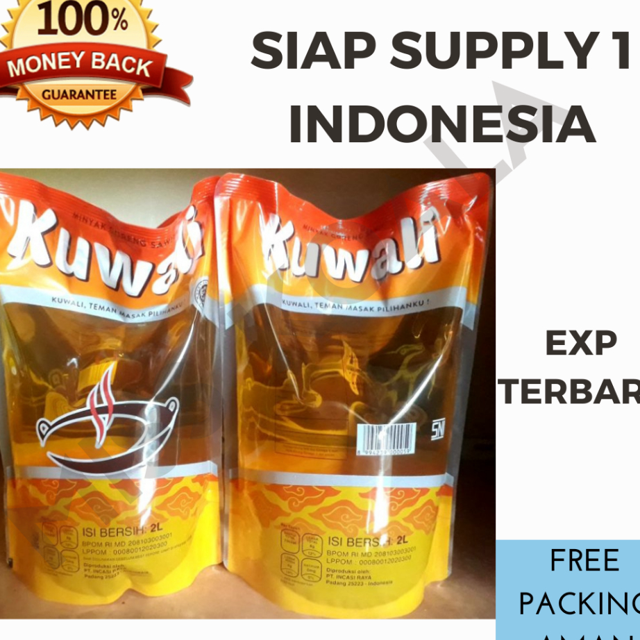 

Harga Murah MINYAK GORENG KELAPA SAWIT KUWALI UKURAN 1 LITER