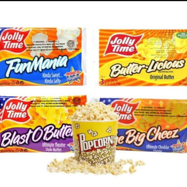 

➾❈❁ 3pax JollyTime Popcorn - Blast O Butter - Jolly Time Product of USA Grosir