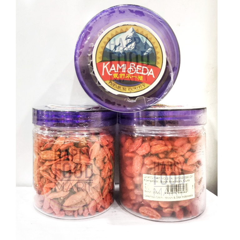 

[SALE] KAMI BEDA GOJI BERRY KERING 220G/PREMIUM GOJIBERRY/KICI/BUAH GOU QI/KICE/OBAT MATA VITAMIN C