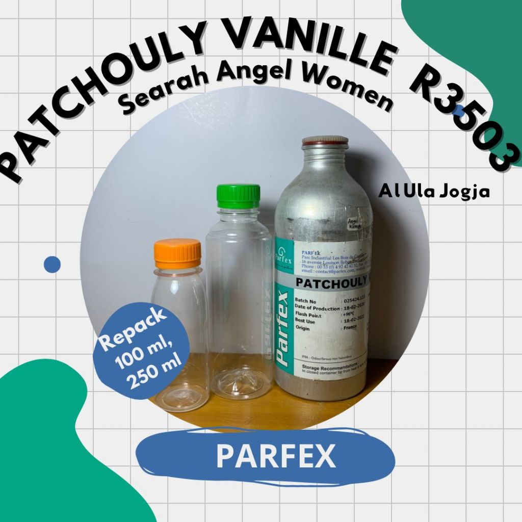 Bibit Parfum Patchouly Vanille Parfex Searah Angel Women Repack 50/100ml