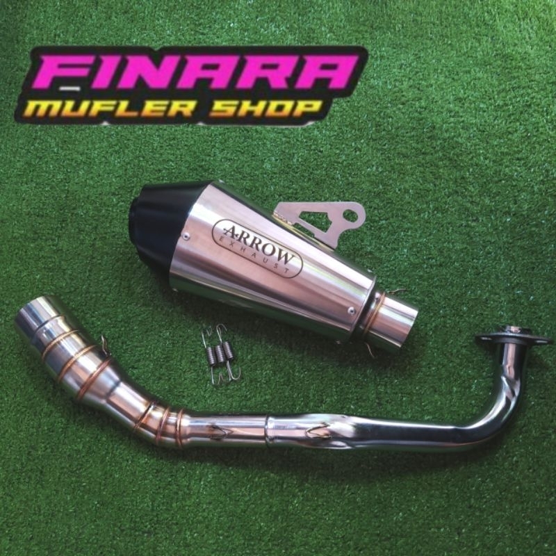 Knalpot Nmax Arrow inlet 50mm / Exhaust Arrow Nmax old Nmax new Aerox old Aerox connected Beat Vario