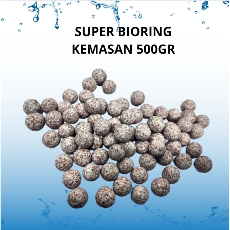 Media Filter Kolam Aquarium SUPER BIO RING 500GR