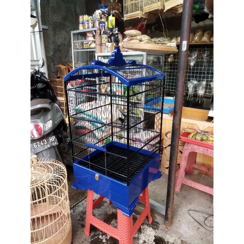 SANGKAR BURUNG KOSAN LACI AMBRUKAN MENTAHAN DIKIRIM AMBRUKAN/BELUM DIRAKIT