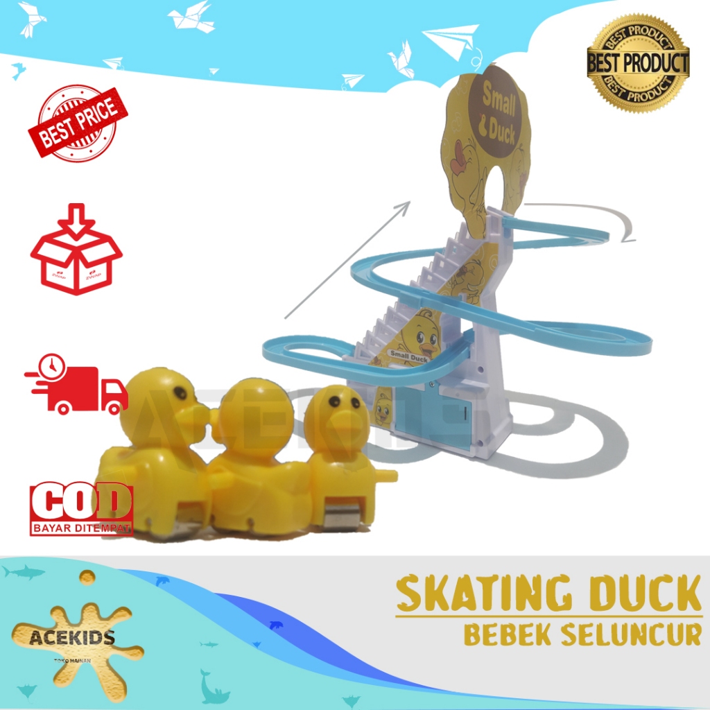 Bebek Seluncur Naik Tangga Lift Tack Small Duck Slide and Surf - 66810