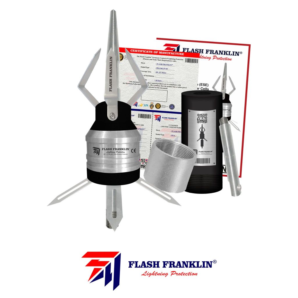 Penangkal Petir Radius Flash Franklin