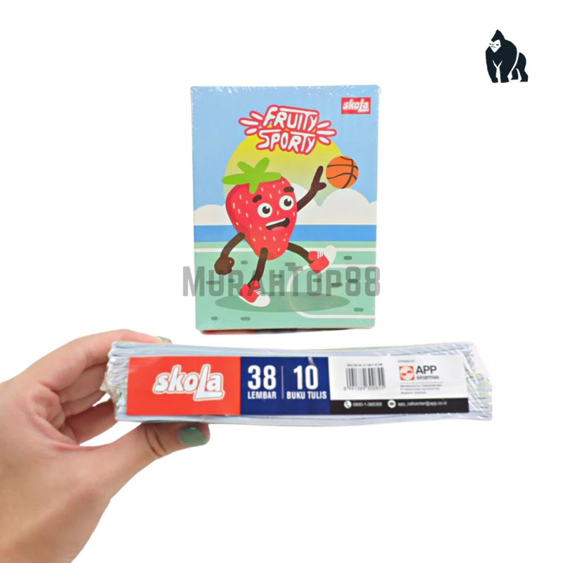 

BUKU TUSLIS SKOLA 38 LEMBAR [PACK 10PCS]