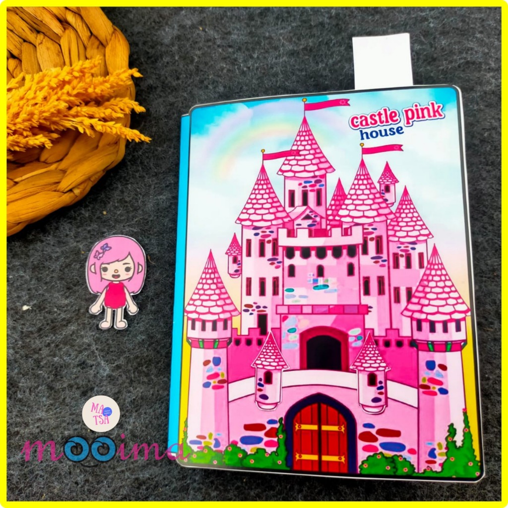 Mainan anak viral quiet book toca boca series castile