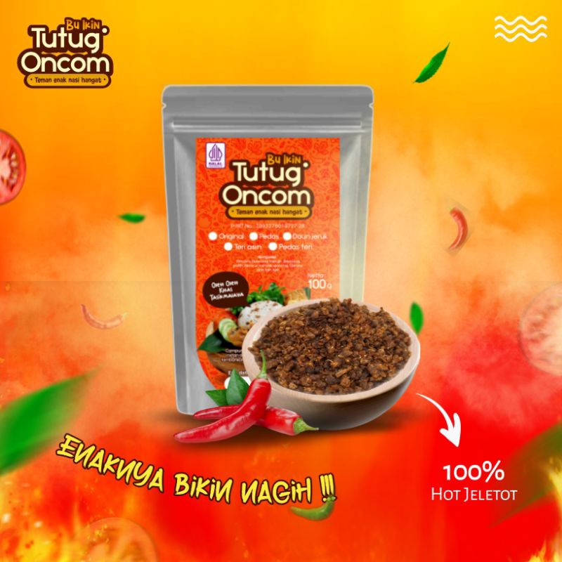 

Tutug Oncom bu ikin extra cabai ( pedas ) | Bumbu Tabur TO Tutug Oncom Instan Khas Tasikmalaya Kemasan pouch 100gram Lebih Praktis Simpel