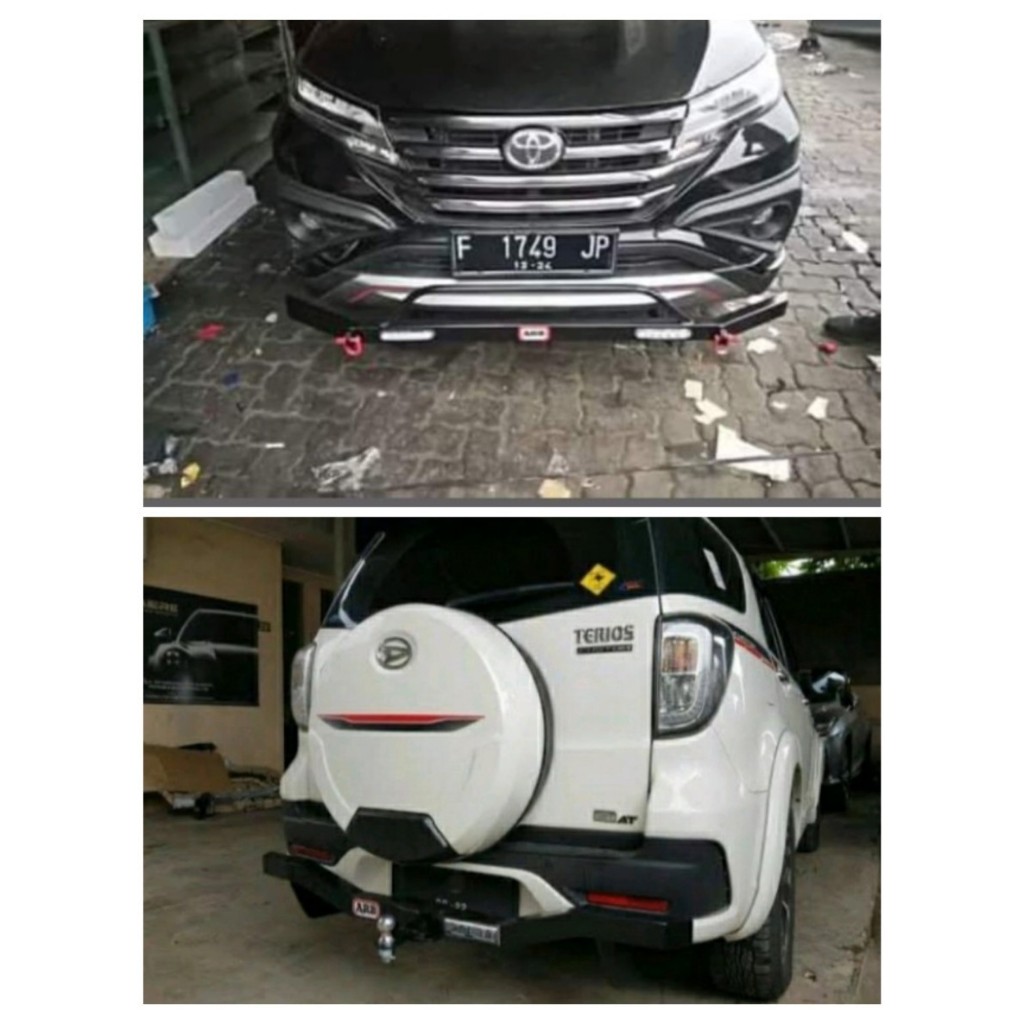 Paket Tanduk Depan+Towing ARB Belakang Mobil RUSH/TERIOS OLD