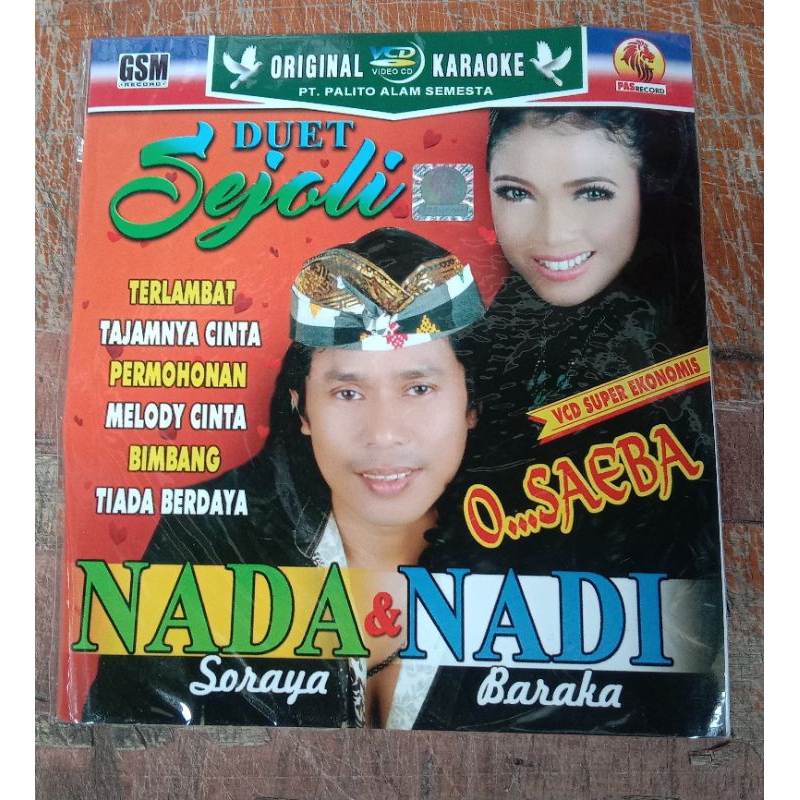 Kaset Vcd original lagu duet sejoli Nada & nadi