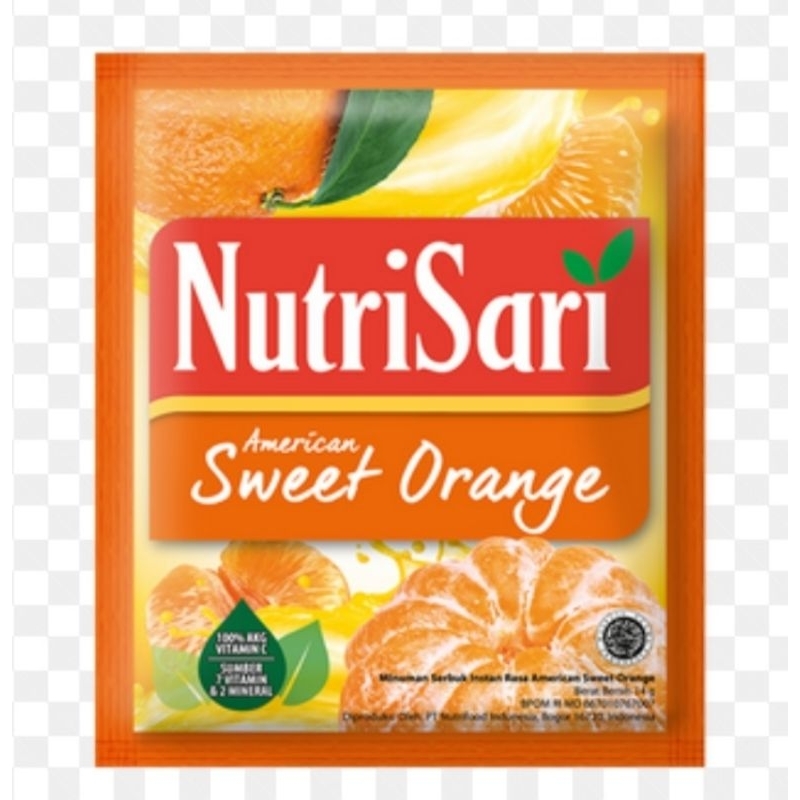 

Nutrisari renceng isi 10 rasa sweet orange