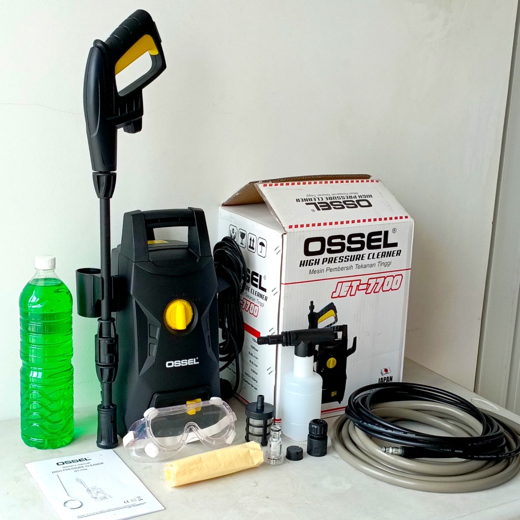 Jet Cleaner JET-7700 PAKET Steam Semprot Sprayer Tekanan Tinggi OSSEL