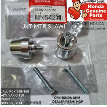 jalu atabilizer stang bandul stang pcx 150 vario 150 variasi buat motor 1set  free baut  ori honda