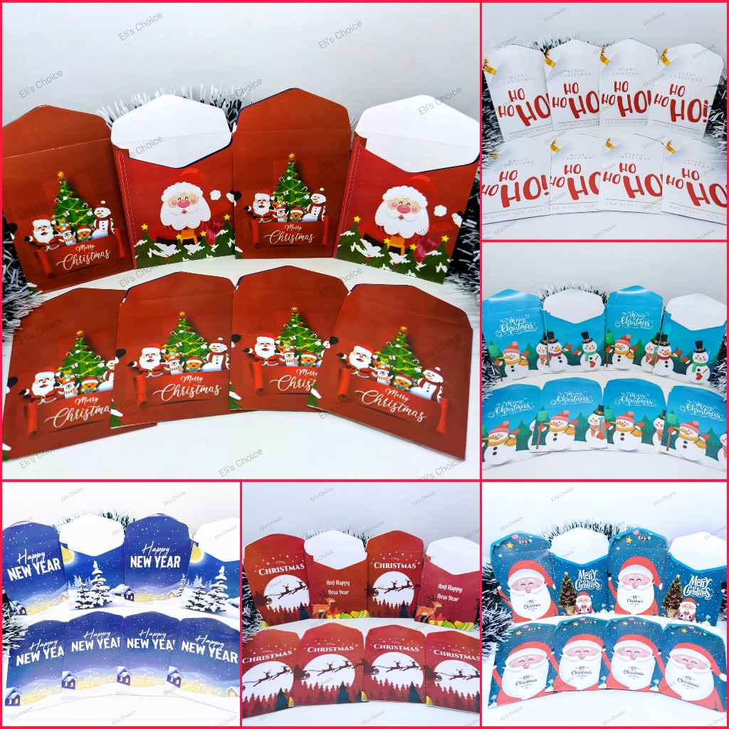 

AMPLOP NATAL / ANGPAO NATAL / AMPLOP MERRY CHRISTMAS HAPPY NEW YEAR / AMPLOP NATAL TAHUN BARU MURAH ISI 8 LEMBAR