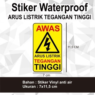 

STIKER PERINGATAN WASPADA LISTRIK TEGANGAN TINGGI | HIGH ALERT DOUBLE CHECK