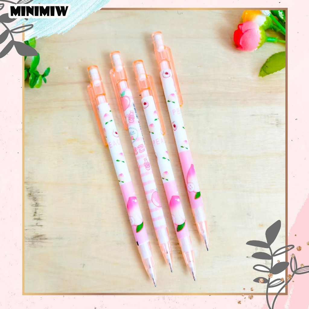 

PENSIL CETEK MEKANIK BUAH PEACH PCM-1028 MECHANICAL KLIK CLICK FRUITY UNIK WARNA WARNI MURAH PENCIL ALAT TULIS KANTOR SEKOLAH MURAH TERMURAH COD