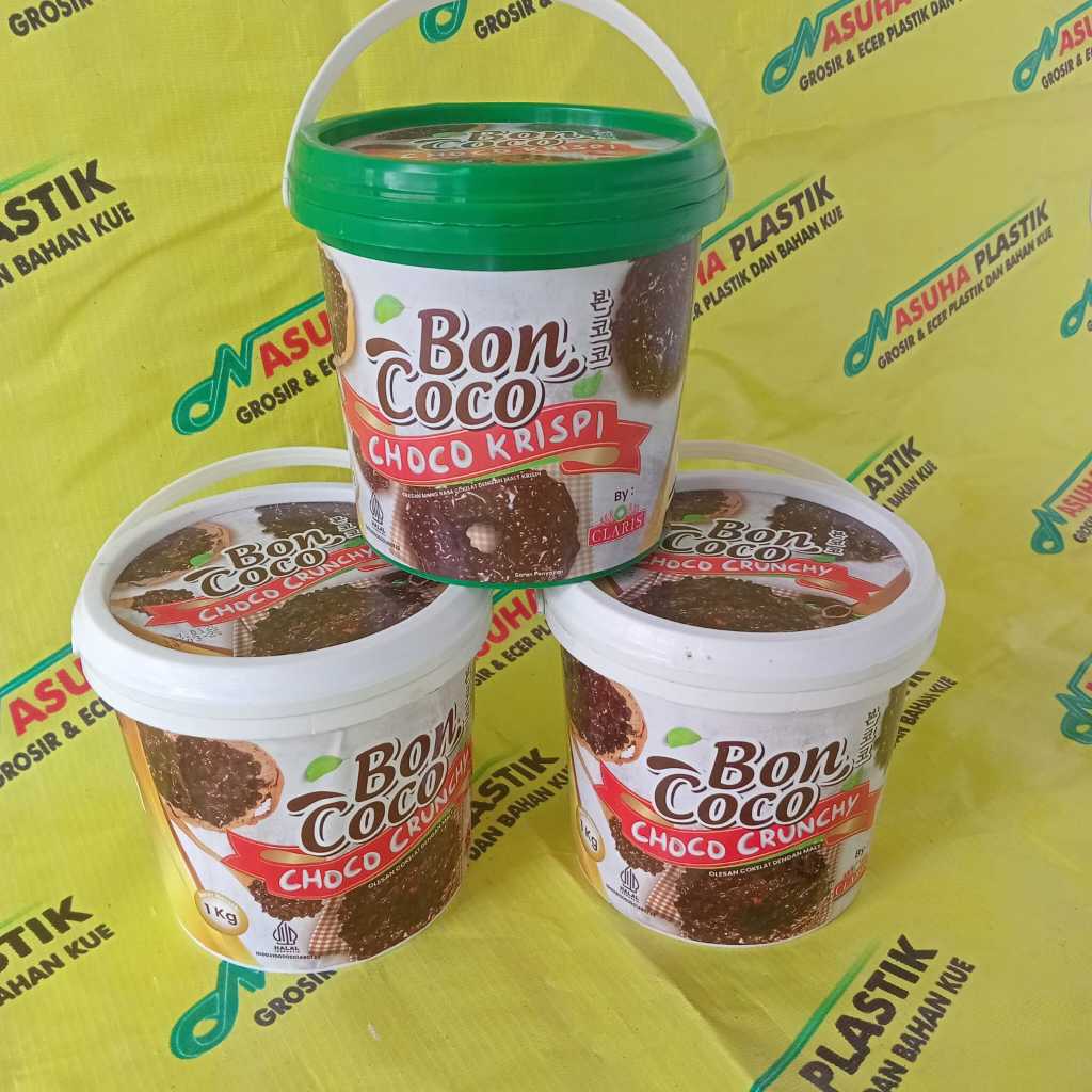 

BONCOCO CHOCO CRUNCHY & CRISPY 1KG / Selai Coklat Dengan Malt / selai donat lampung