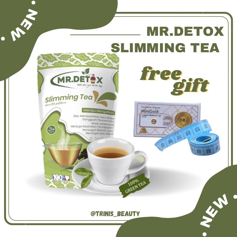 Mr Detox Sliming Tea / Teh Pelangsing Alami / Teh Detox / Tea Pelangsing Alami / Teh Herbal / Teh Un
