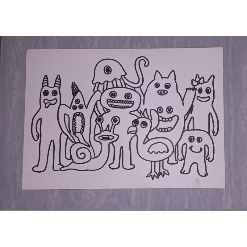 

Gambar Sketsa Garten of Banban, Rainbow Friends | Gambar Mewarnai Anak