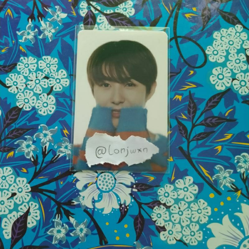 photocard renjun cotton place matt nct home