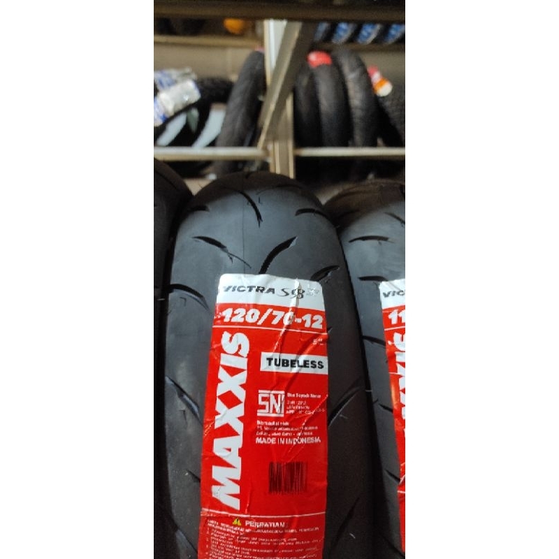 maxxis victra 120/70-12 tubles