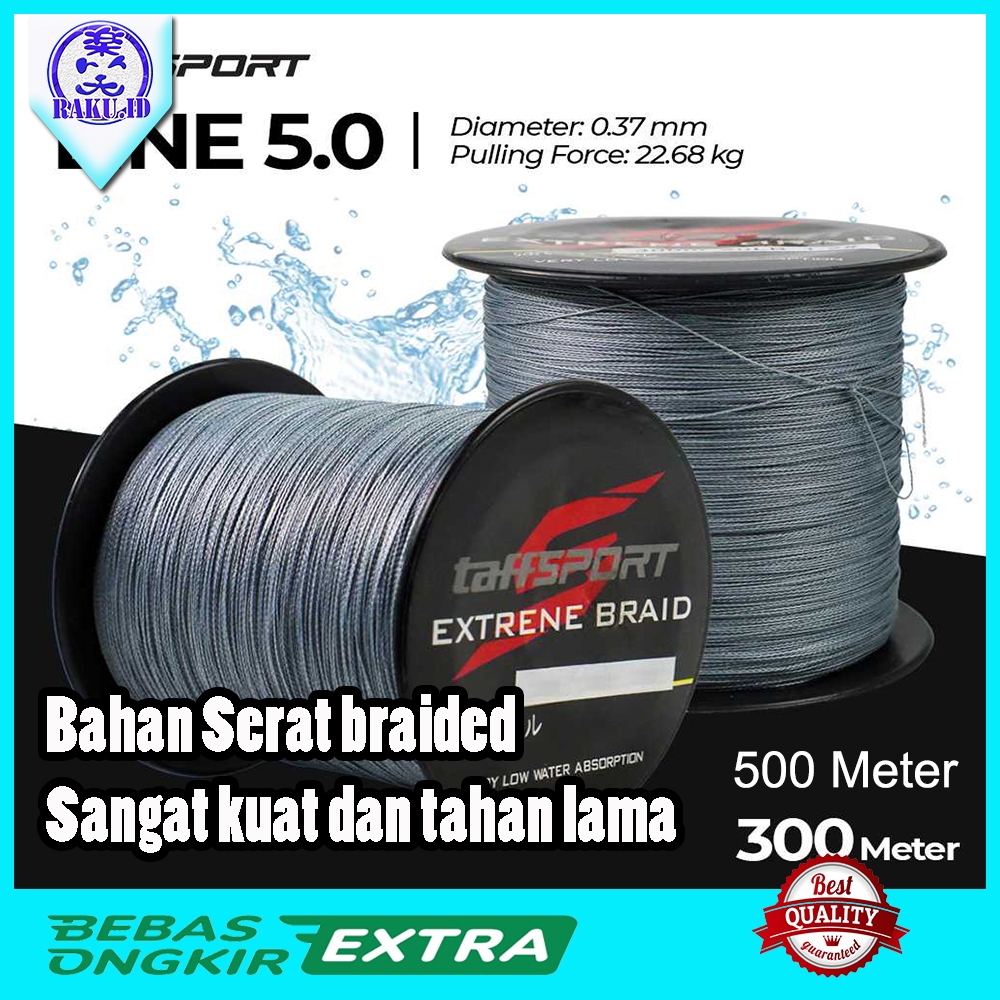 Senar Benang Tali Pancing Extreme Braid serat braided kuat dan tahan lama