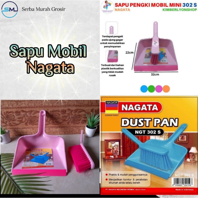 Sapu mini/Sapu pengki/Pakey pembersih Mobil/Sapu debu Kotoran Nagata 302S