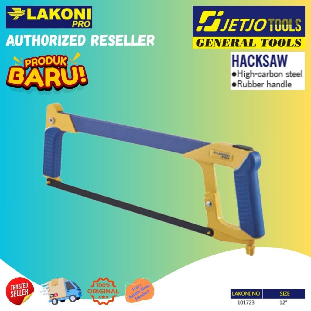 GJ 101723  JetjoTools Lakoni Pro Gergaji Hacksaw 12 Inch 101723
