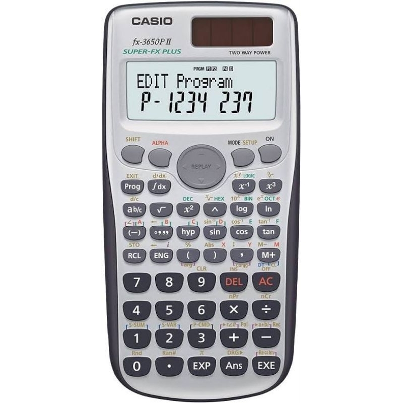 

Kalkulator Casio FX 3650PII/Kalkulator Sekolah