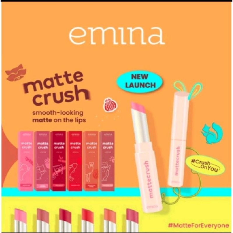 Emina Matte Crush Lipstik