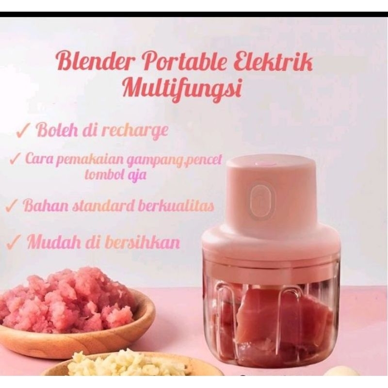 mini Chopper//Blender Listrik bumbu mini
