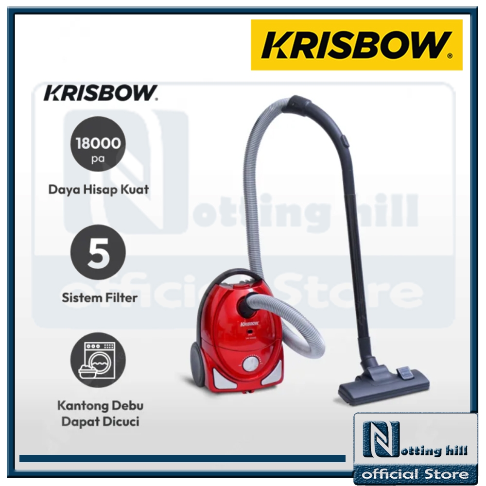 Krisbow Multi Cyclone Smart Vacuum Cleaner SL237E - Alat Penghisap Debu Cerdas dengan Sistem 5 Filter