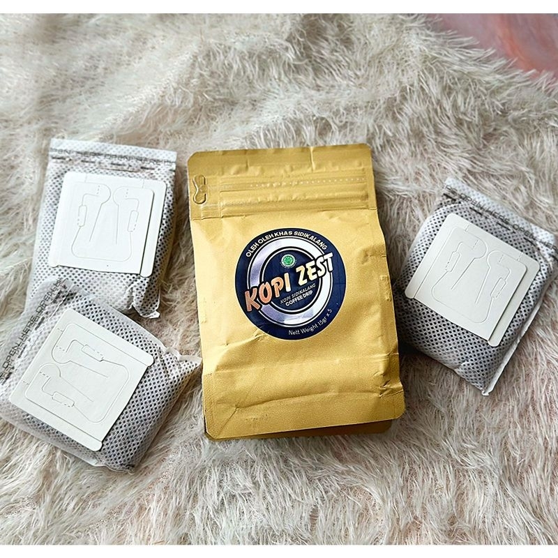 

Drip Kopi Zest Sidikalang Robusta + Gula isi 5 pcs