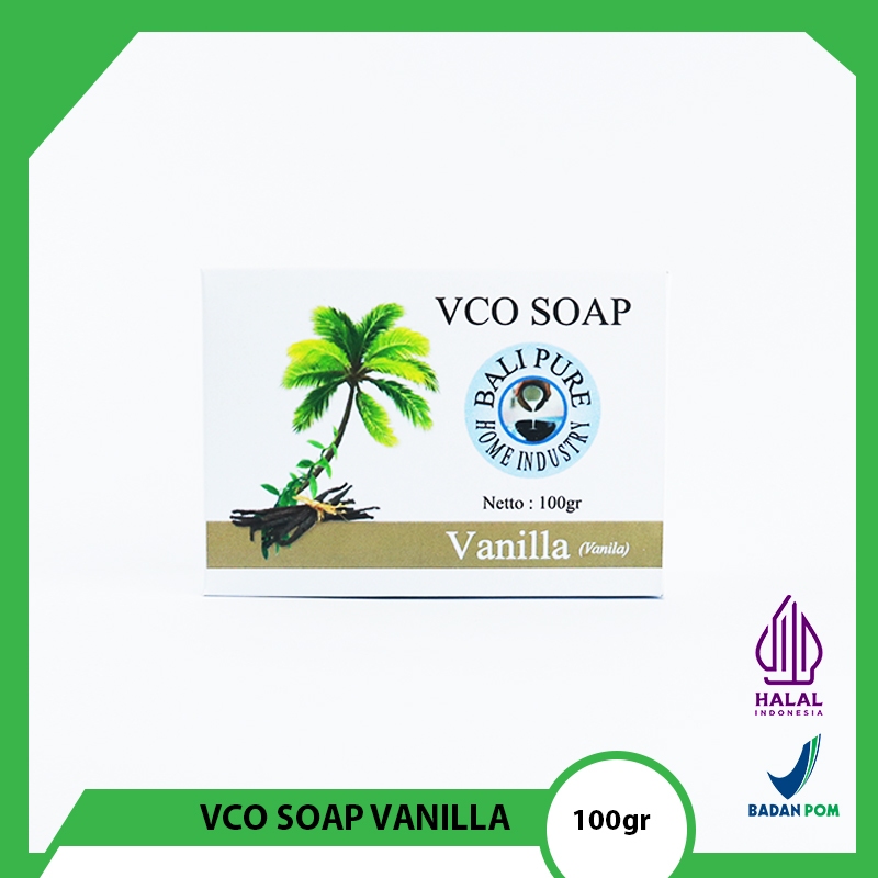 Bali Pure Home Industry BPOM VCO Soap Vanilla 100 gr