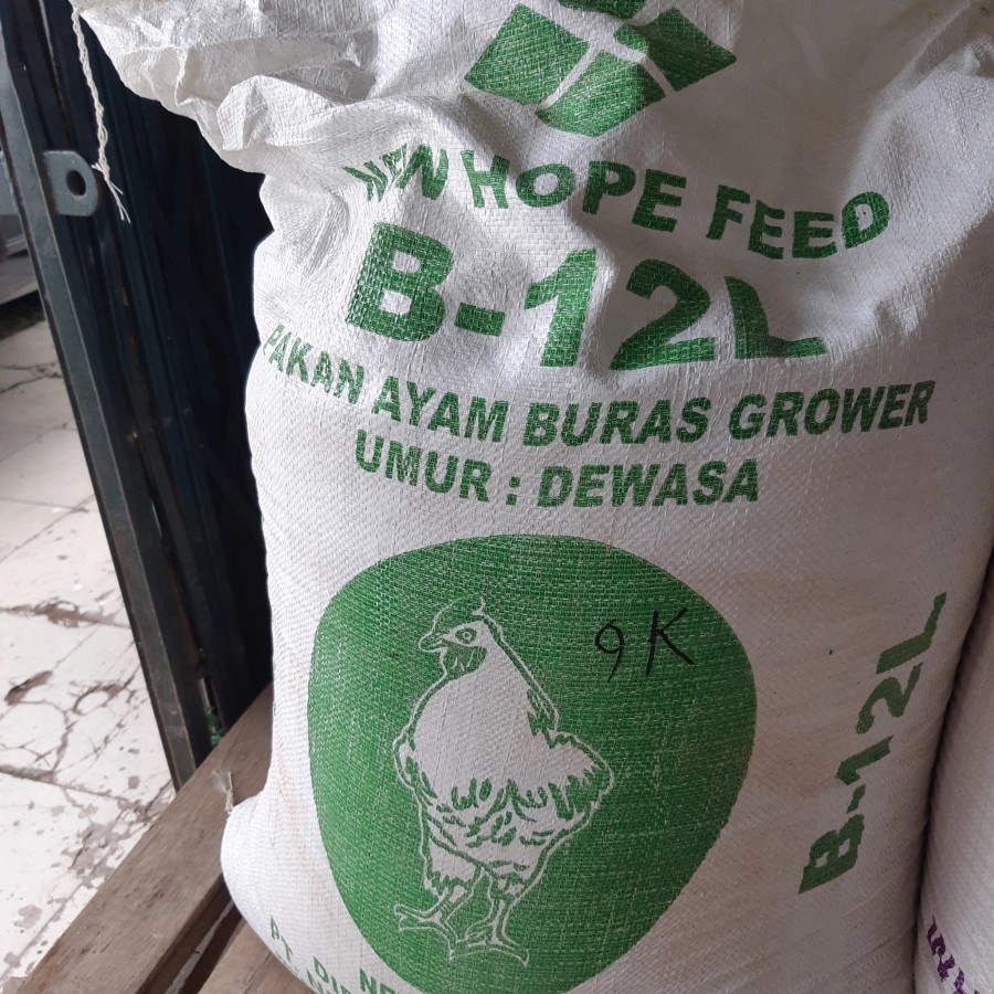 Repack 1Kg B12L NEW HOPE FEED Pakan Ayam Buras Grower Pur