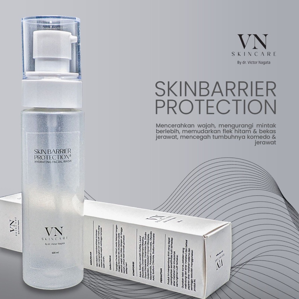 Facial Wash & Brightening Serum VN Skincare by dr.Victor Nagata