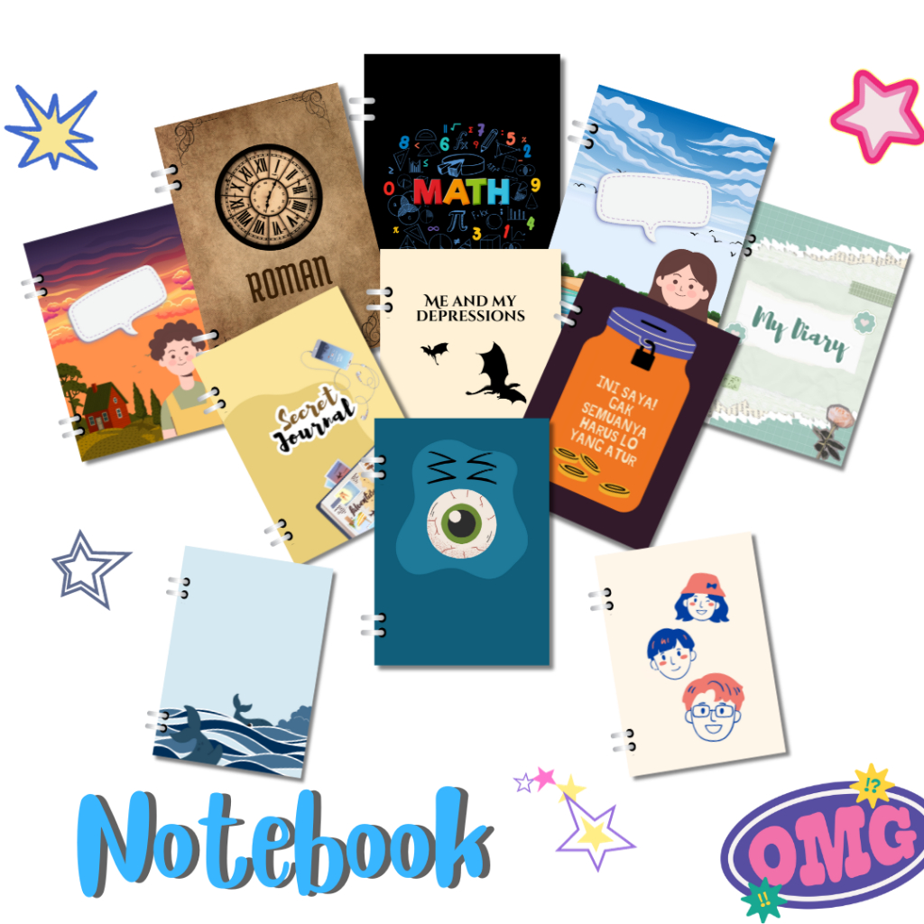 

NOTEBOOK AESTHETIC KARAKTER ISI 50 LEMBAR