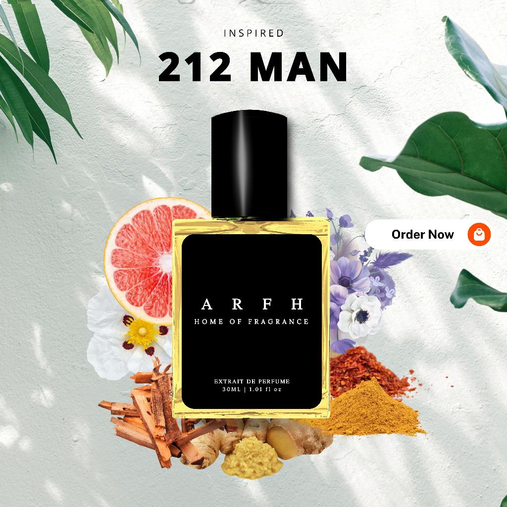 Arafah Parfume | Inspired 212 MAN | Parfume Pria